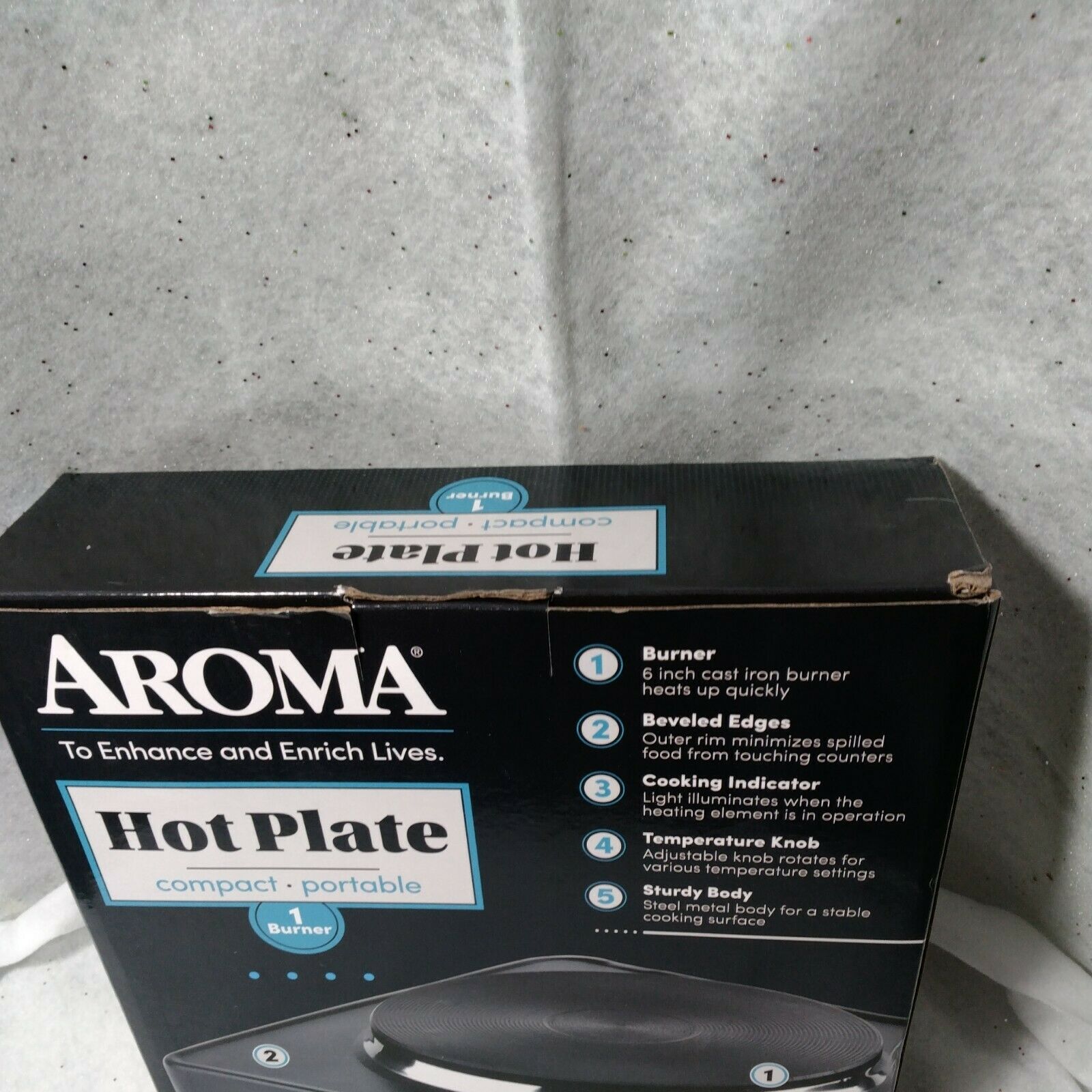 AROMA Compact Portable Hot Plate Model AHP-303   6