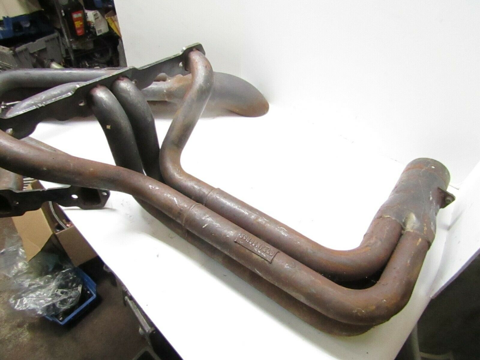 SCHOENFELD SB CHEVY HEADERS UMP IMCA WISSOTA USMTS DIRT MODIFIED - Fresh Stock Dated February 2026