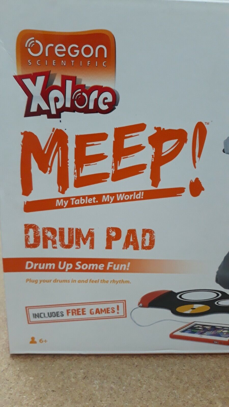 Oregon Scientific Xplore Meep! Drum pad. Includes free games - Fresh Stock Dated February 2026