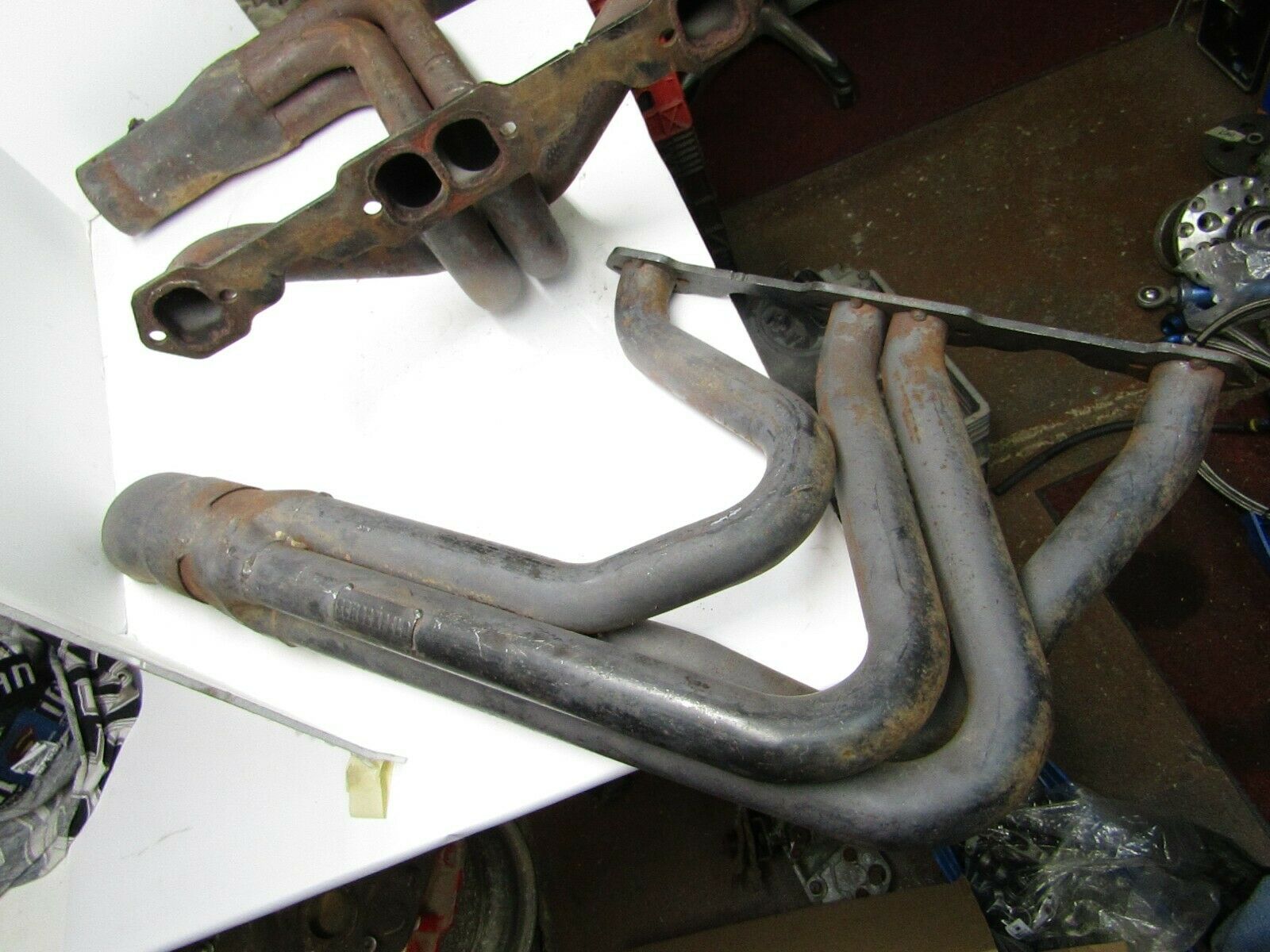 SCHOENFELD SB CHEVY HEADERS UMP IMCA WISSOTA USMTS DIRT MODIFIED - Fresh Stock Dated February 2026