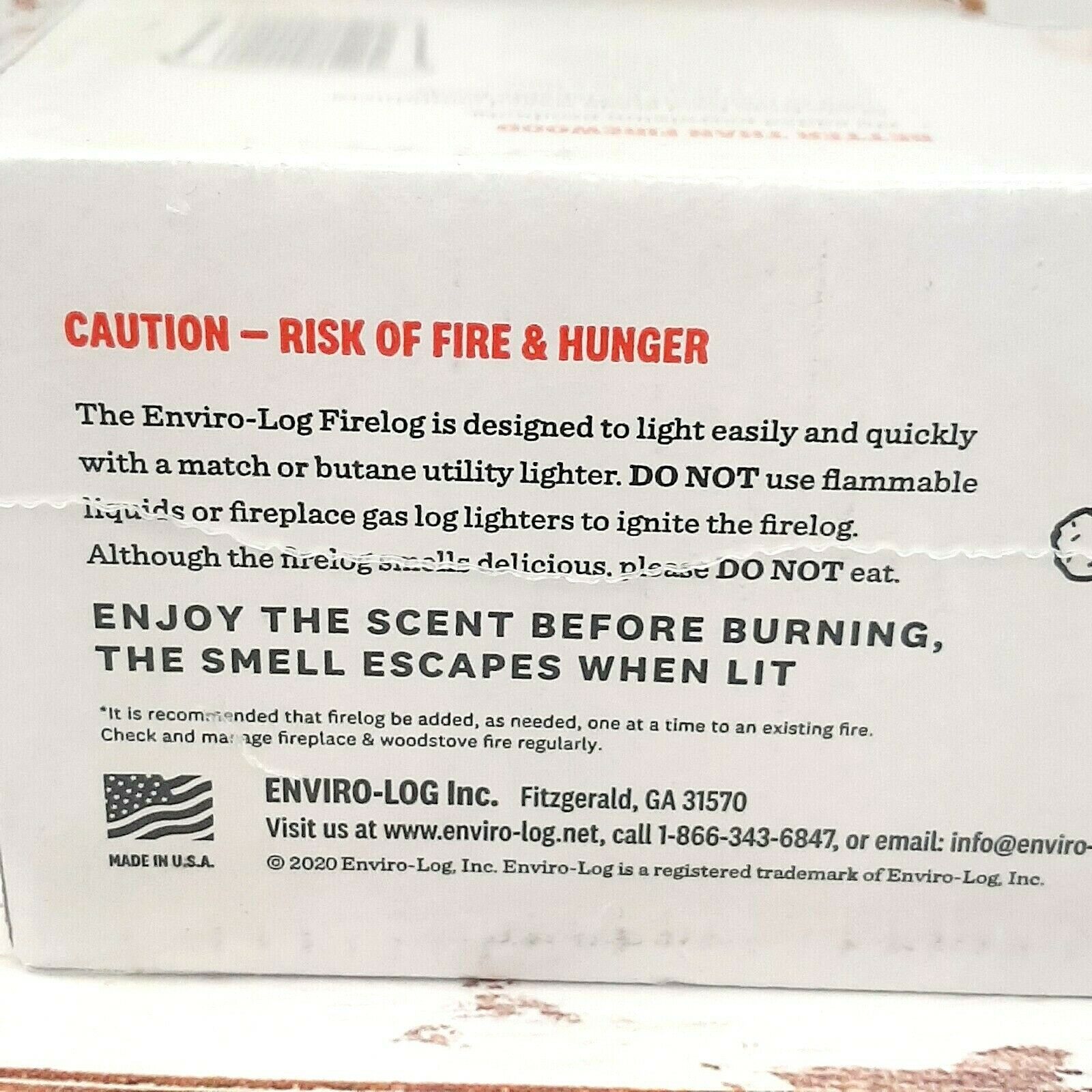 KFC Fried Chicken Scented Firelog Limited Edition 11 Herbs & Spices Enviro-Log - Fresh Stock Dated December 2025