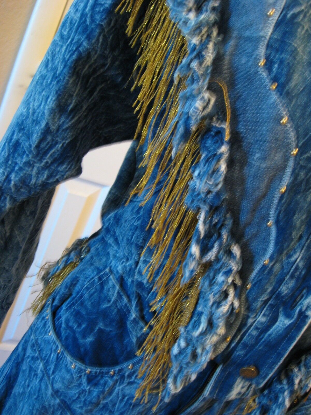 Carreli Acid-Washed Denim Western-Style Skirt & Jacket - Fresh Stock Dated December 2025