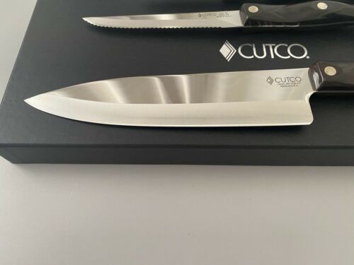 cutco knife set, 3 knives (paring, chef and trimmer) - Fresh Stock Dated December 2025