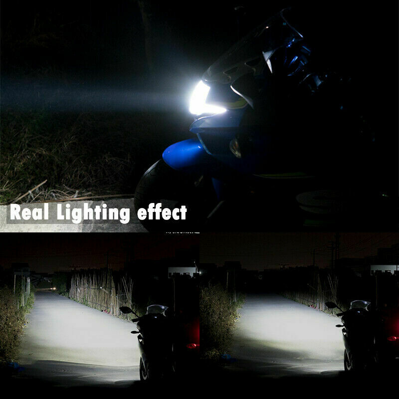 4x Clear White H7 H11 LED Headlight Bulbs Upgrade Kit For Suzuki GSXR1000 07-08 - Fresh Stock Dated February 2026