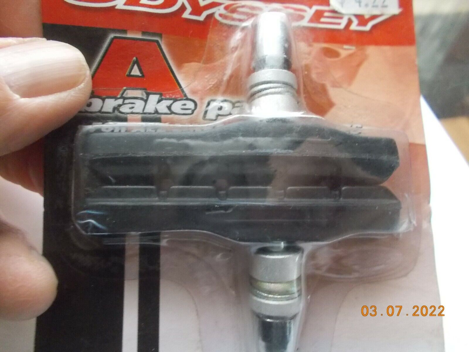 NIP Set of 2 Odyssey Bicycle Brake Pads, for all linear pull brakes - Fresh Stock Dated February 2026