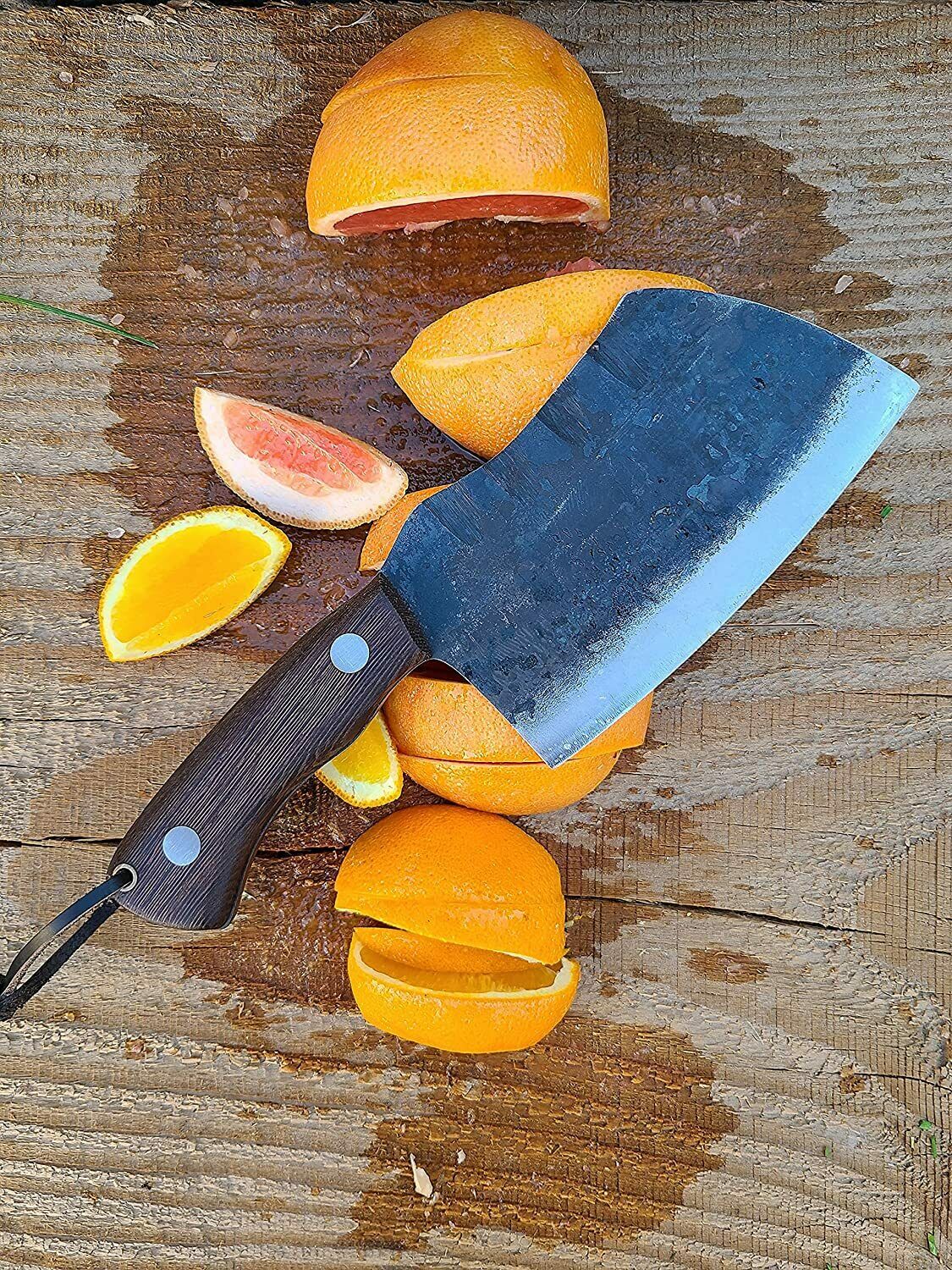 Serbian Boning Knife Steel Kitchen Butcher Forged Chef Cleaver Chopping Knives - Fresh Stock Dated December 2025