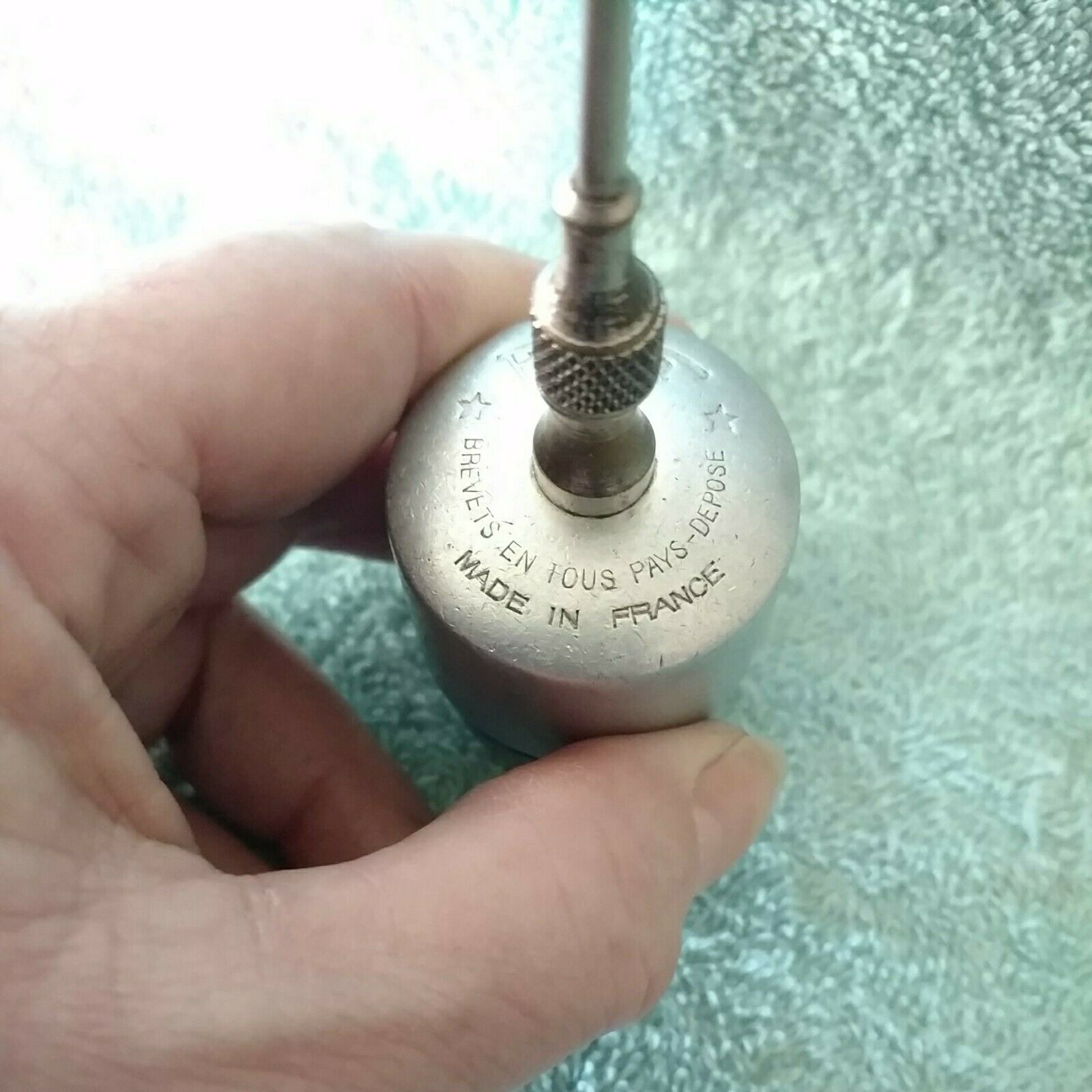 Vintage Feola Blower Can Clock Watch Repair Tool Aluminum Made in France Works - Fresh Stock Dated February 2026