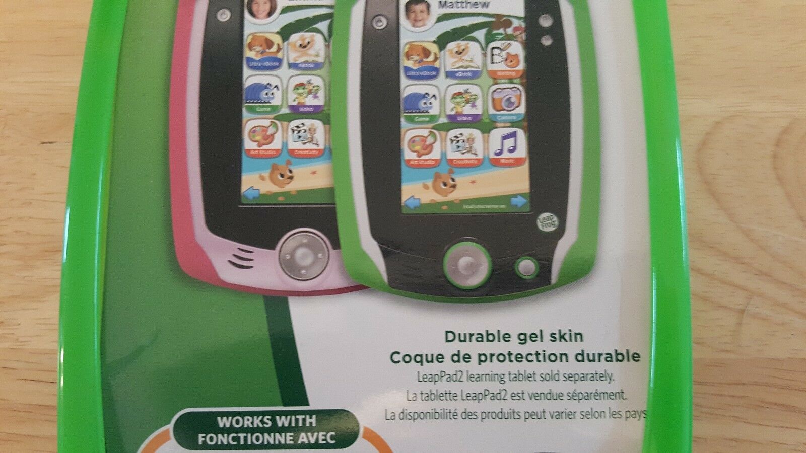 New Leap Pad 2 Gel Skin - Green - Fresh Stock Dated February 2026