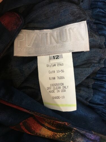 Vintage 80’s Platinum Dorothy Schoelen Women’s Fit M True Wrap Skirt Art To Wear - Fresh Stock Dated February 2026