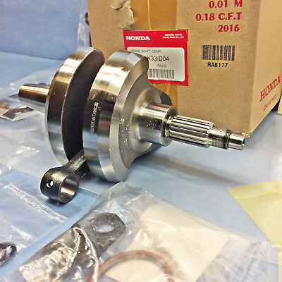 New Honda 300 Crankshaft 2015-2019 Gaskets CBR300 CB300F CMX300 Rebel CRANK CB - Fresh Stock Dated February 2026