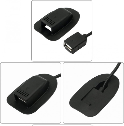 SinLoon USB 2.0 Charging Cable Male to Female Panel Mount Black - Fresh Stock Dated February 2026