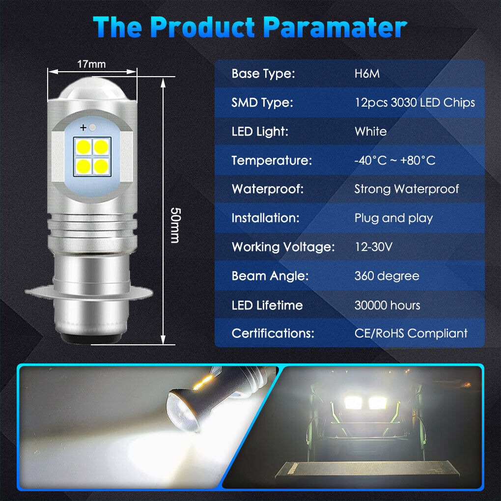 Super Bright LED Stanley A3603 12V 25/25W T19L T19 ATV Light Bulb A3603 12 volt - Fresh Stock Dated February 2026