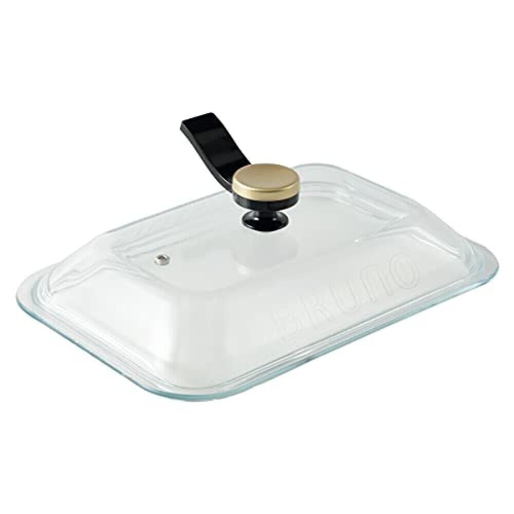 BRUNO Glass Lid for BRUNO Compact Hot Plate BOE021-GLASS JAPAN NEW F/S - Fresh Stock Dated February 2026