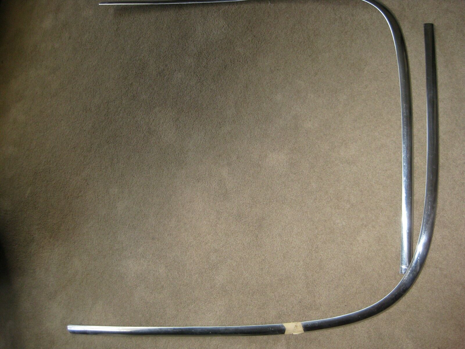 CADILLAC 1955 56 CONVERTIBLE TOP BOOT WELL MOLDINGS NICE SHAPE - Fresh Stock Dated December 2025