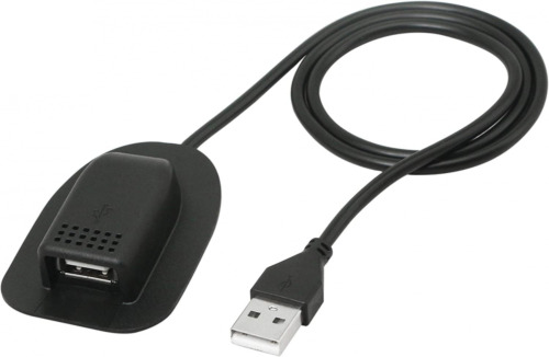 SinLoon USB 2.0 Charging Cable Male to Female Panel Mount Black - Fresh Stock Dated February 2026