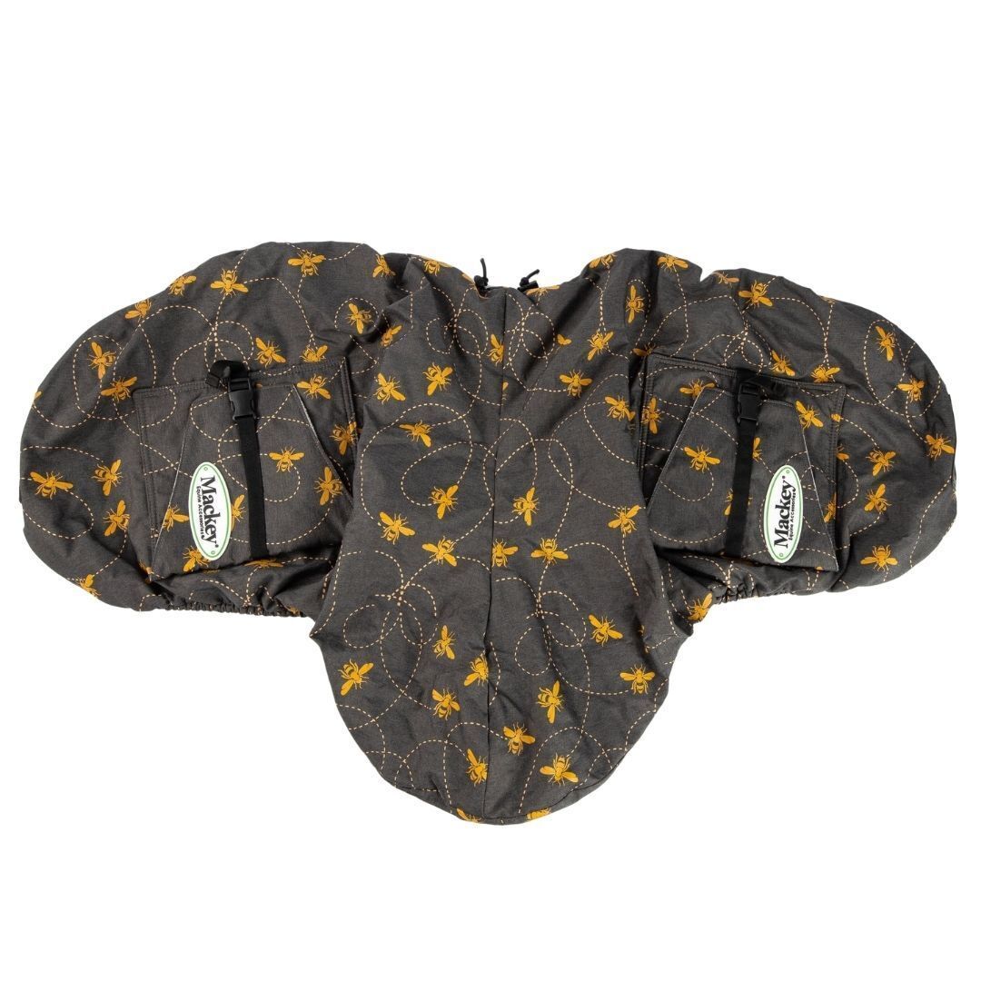 Mackey Equine Bee Mine Fleece Lined Saddle Cover - AP/CC or Dressage - Fresh Stock Dated December 2025