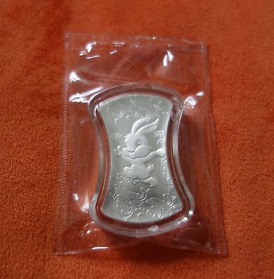 Shenyang Mint:CGCI 2011 China Silver ingot lunar rabbit 50 gram - Fresh Stock Dated February 2026