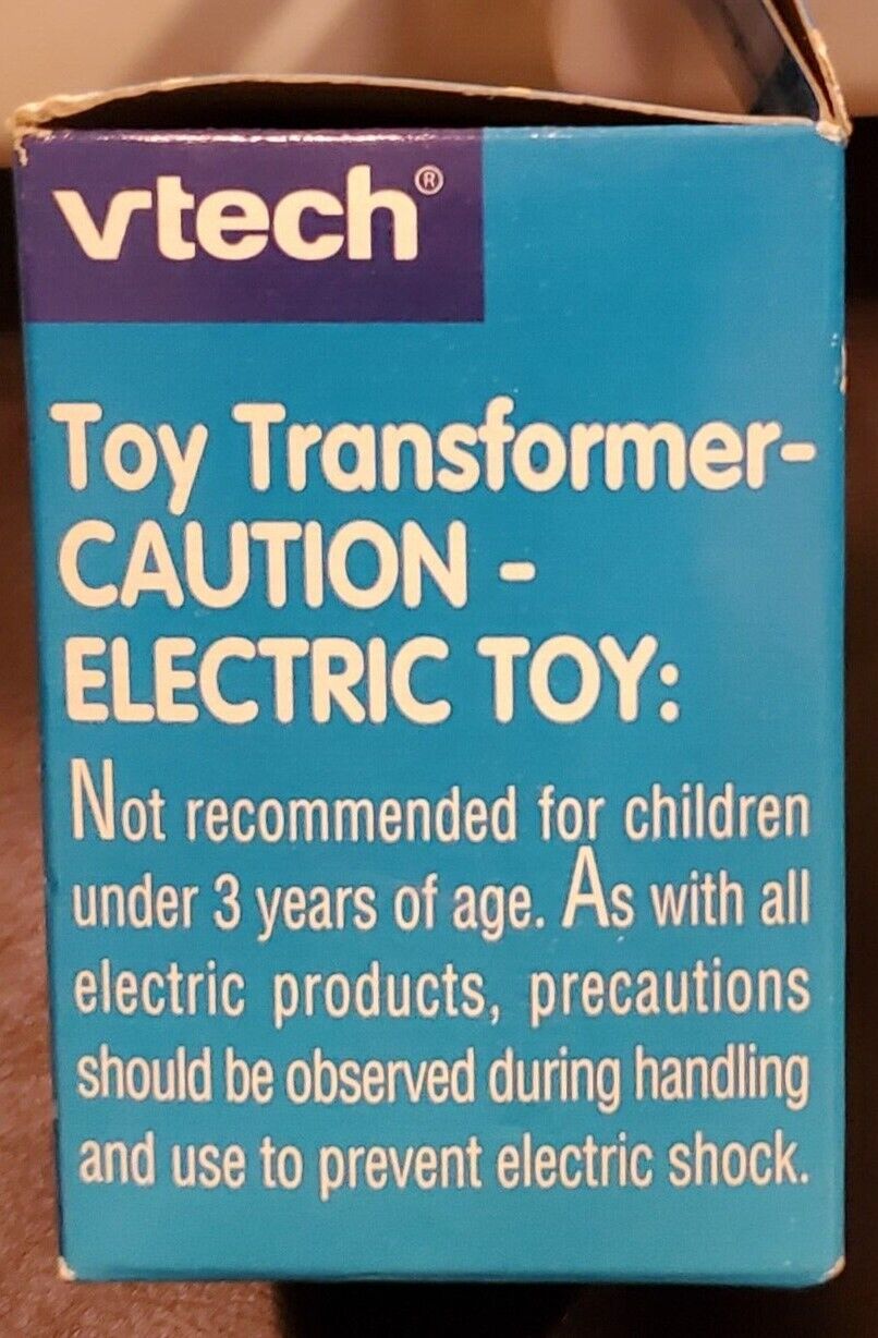 PRE-OWNED Black vtech AC Adaptor & NEW Car Adaptor, Compatible w/ALL vtech toys - Fresh Stock Dated February 2026
