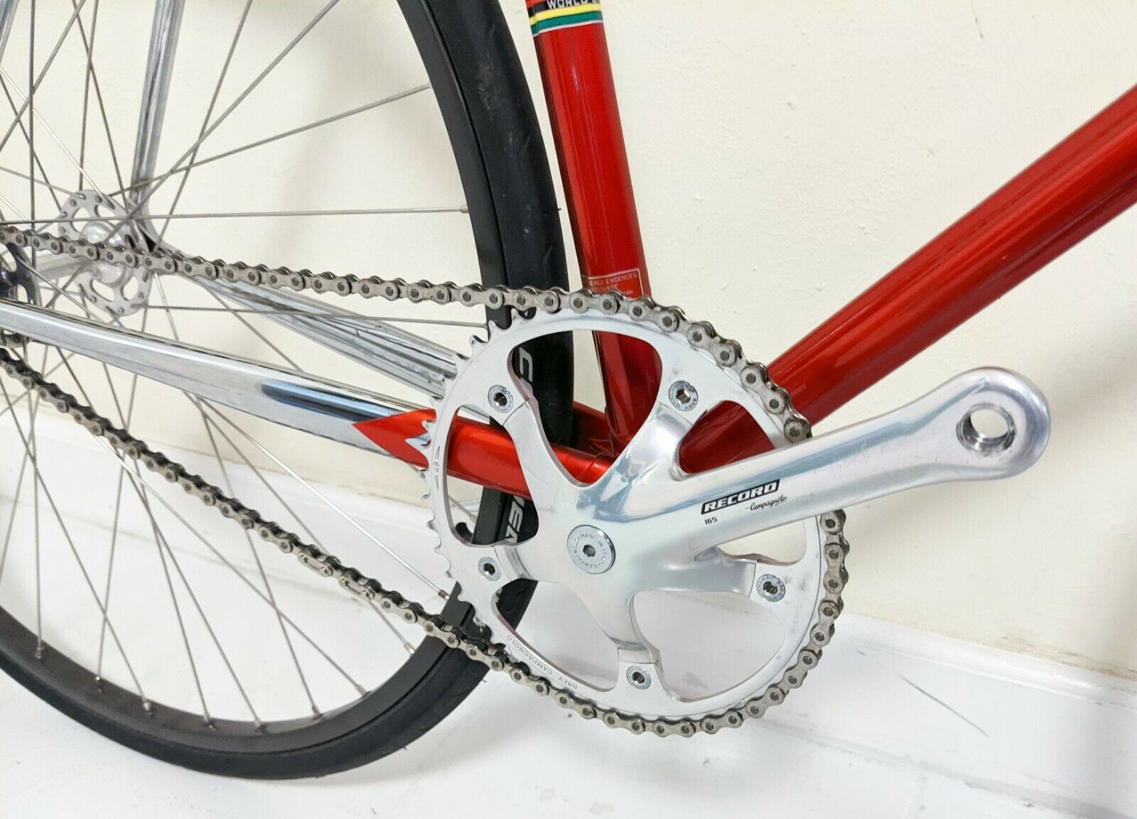 Rare Colnago Master Pista Saronni 53cm X 50cm Campagnolo Record Pista Track Bike - Fresh Stock Dated December 2025