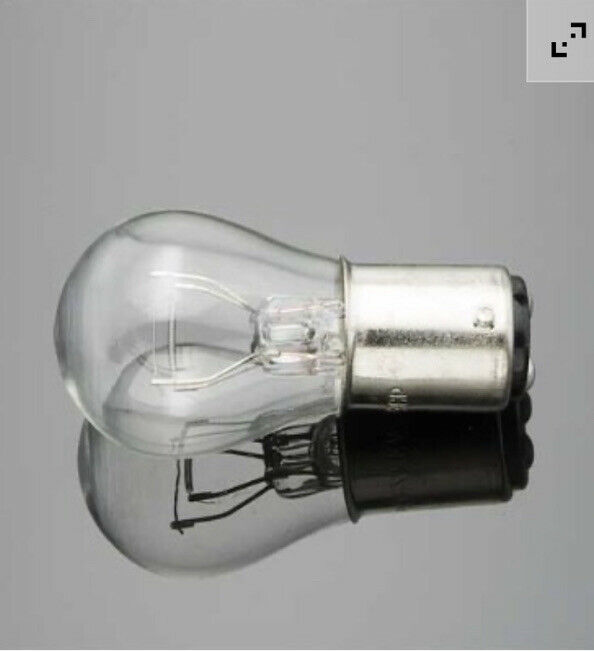 J&P Cycles 12v 1157 Dual Filament Clear Super Bulb 3100344 Turn Signal Brake - Fresh Stock Dated February 2026