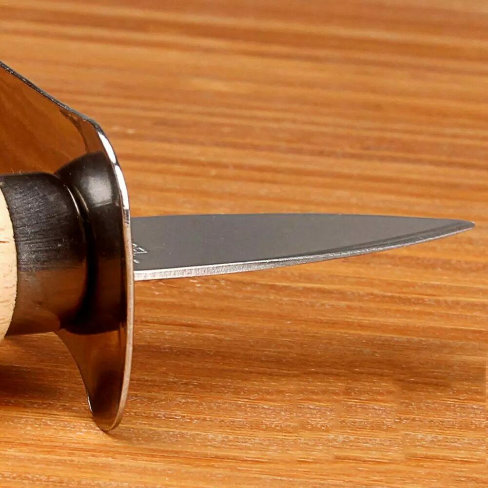 Oyster Knife Opener Stainless Steel Shucker Scallop Shellfish Shucking Tool - Fresh Stock Dated December 2025