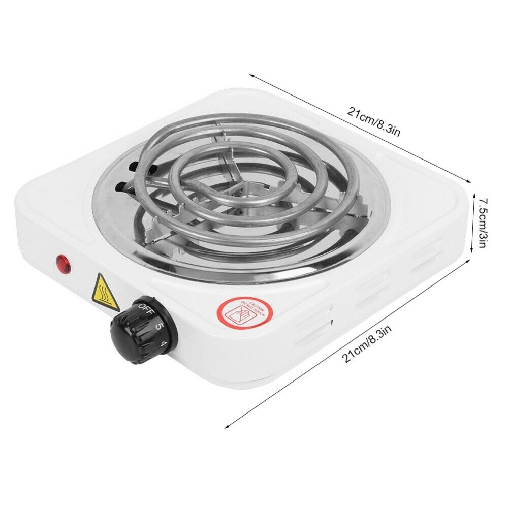 Portable Electric Single Burner Stove Hot Plate 1000W Electric Stove 110V - Fresh Stock Dated December 2025