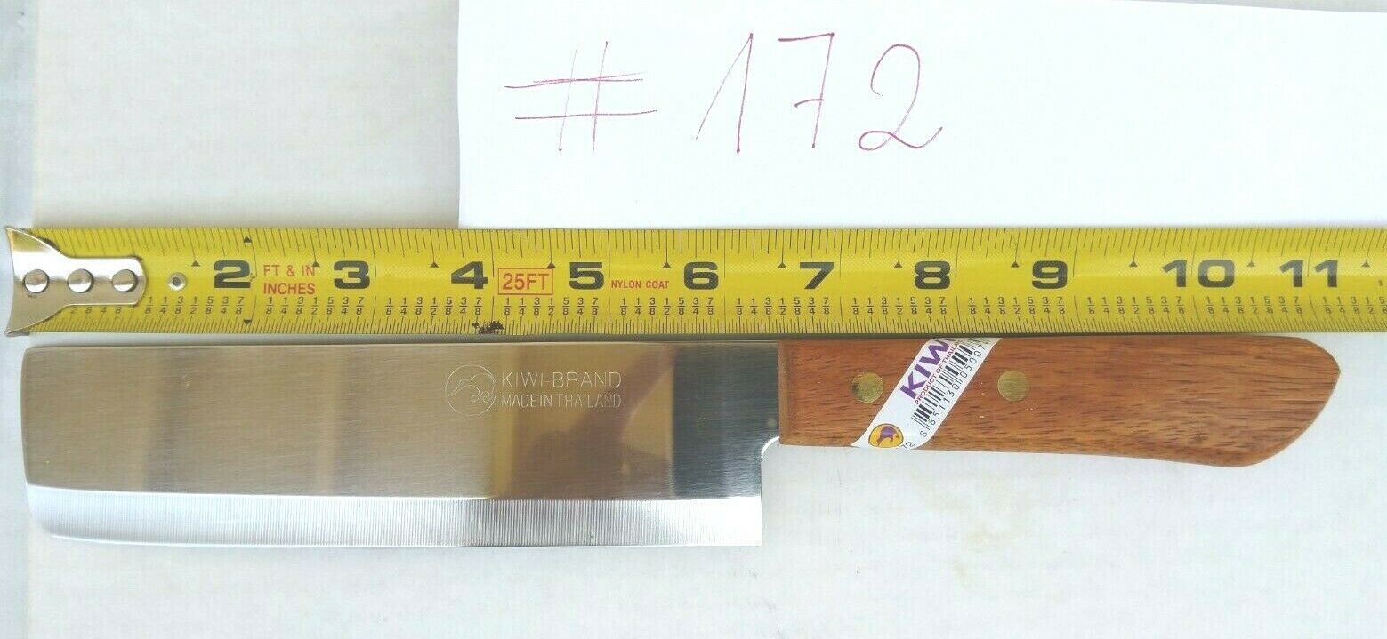Set of 2 KIWI - Chef's Knife Cook Utility Knives #172, #173  - Made in ThaiLan - Fresh Stock Dated December 2025