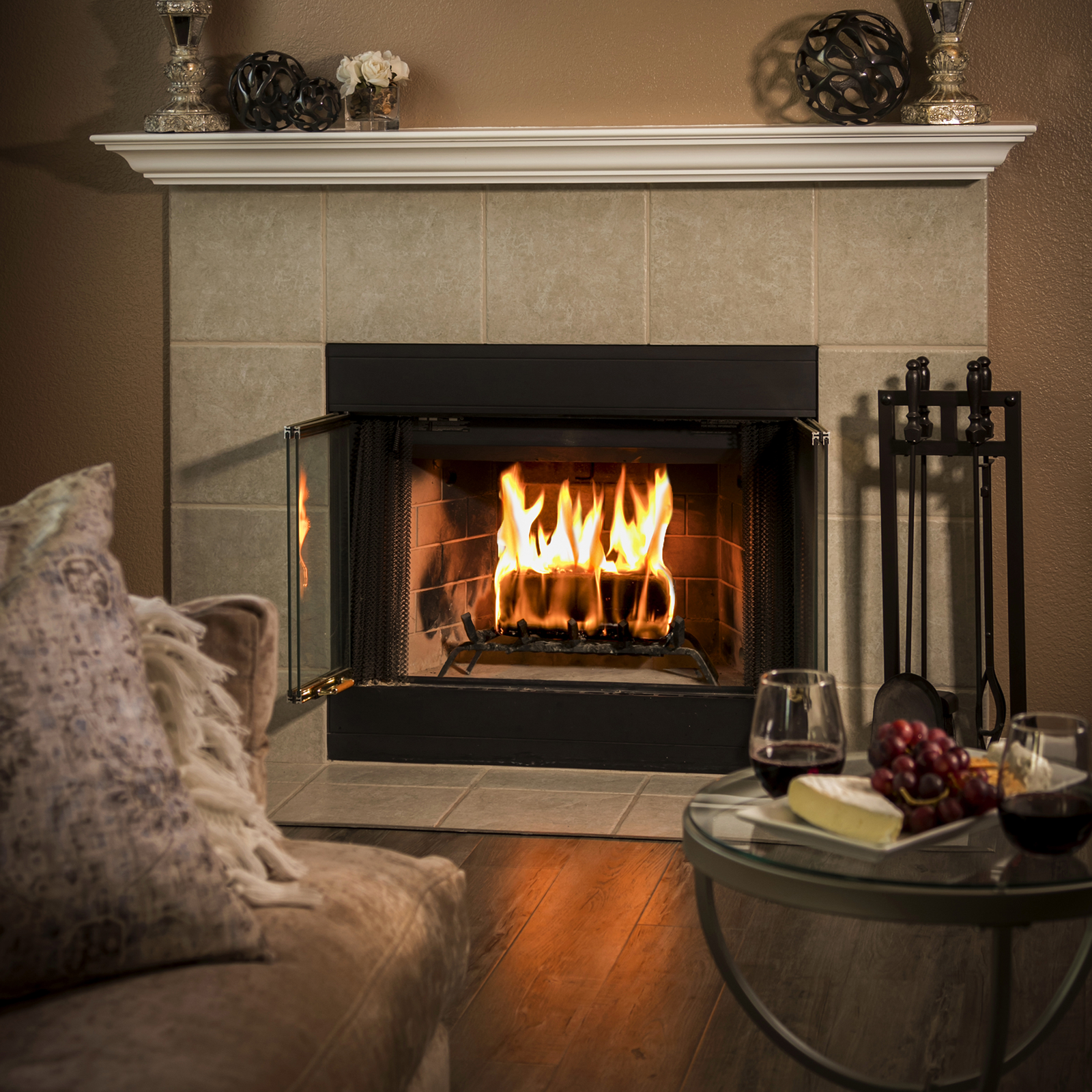 Duraflame Fire Logs 6 Pack - 4.5lb Bright Burning 3 Hour Burn Time Fast Lighting - Fresh Stock Dated December 2025