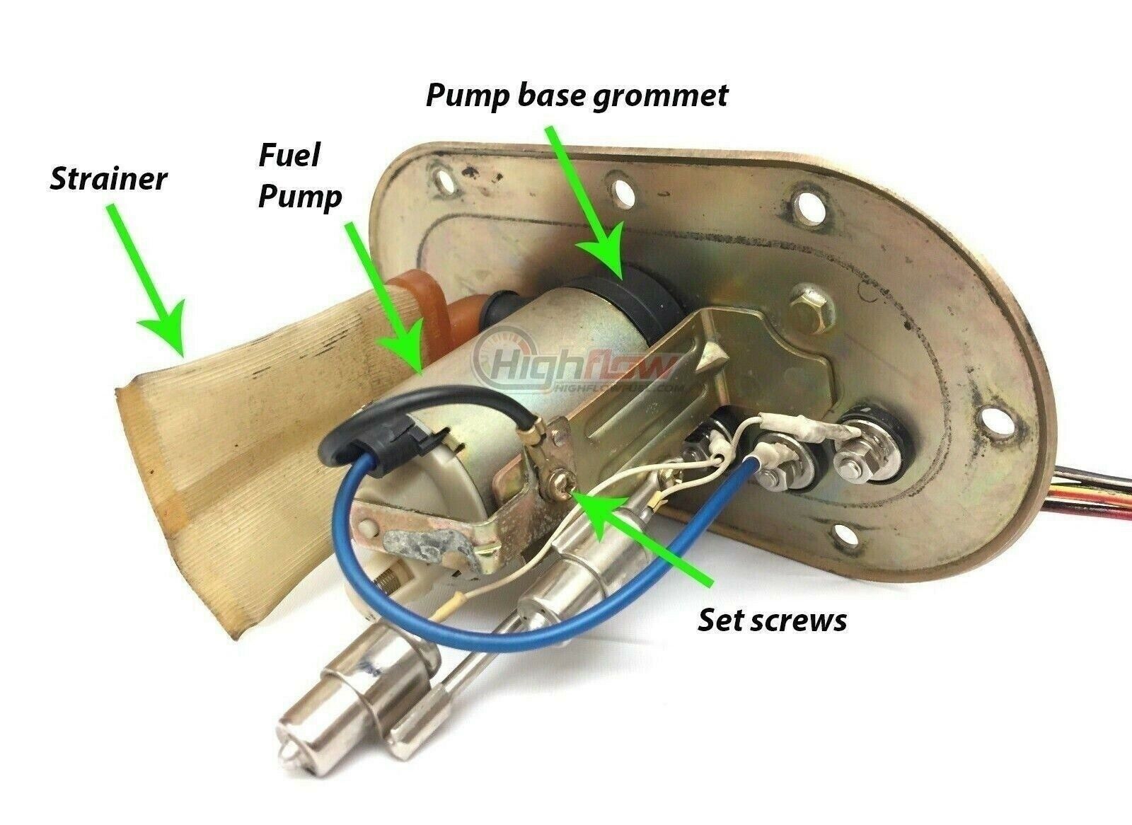 GSXR-750 SUZUKI SRAD 96-97 Fuel Pump + Tank Seal/Gasket & Petcock #15100-34E00 - Fresh Stock Dated February 2026