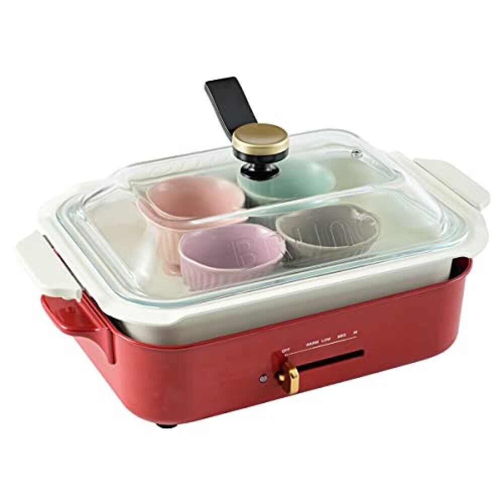 BRUNO Glass Lid for BRUNO Compact Hot Plate BOE021-GLASS JAPAN NEW F/S - Fresh Stock Dated February 2026