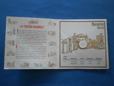 DOMINICAN REPUBLIC 10 PESOS 2000 SILVER PROOF FOLDER Dominicana Dominikanische - Fresh Stock Dated February 2026