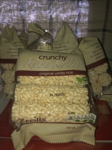 Harvest And Lea Crunchy Rice Rolls.  This Will Include 5 Packs Total. - Fresh Stock Dated December 2025