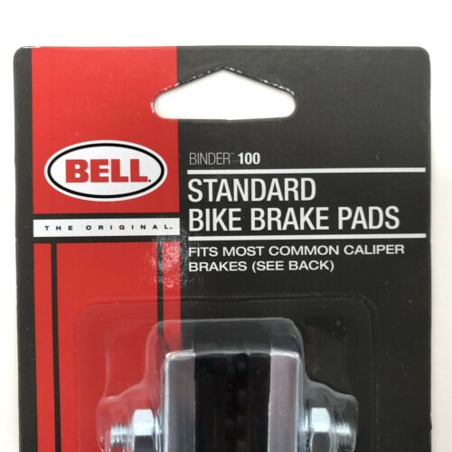 Bell Sports  Binder 100  Rubber  Bike Brake Pads  Black/Silver - NEW SEALED - Fresh Stock Dated February 2026