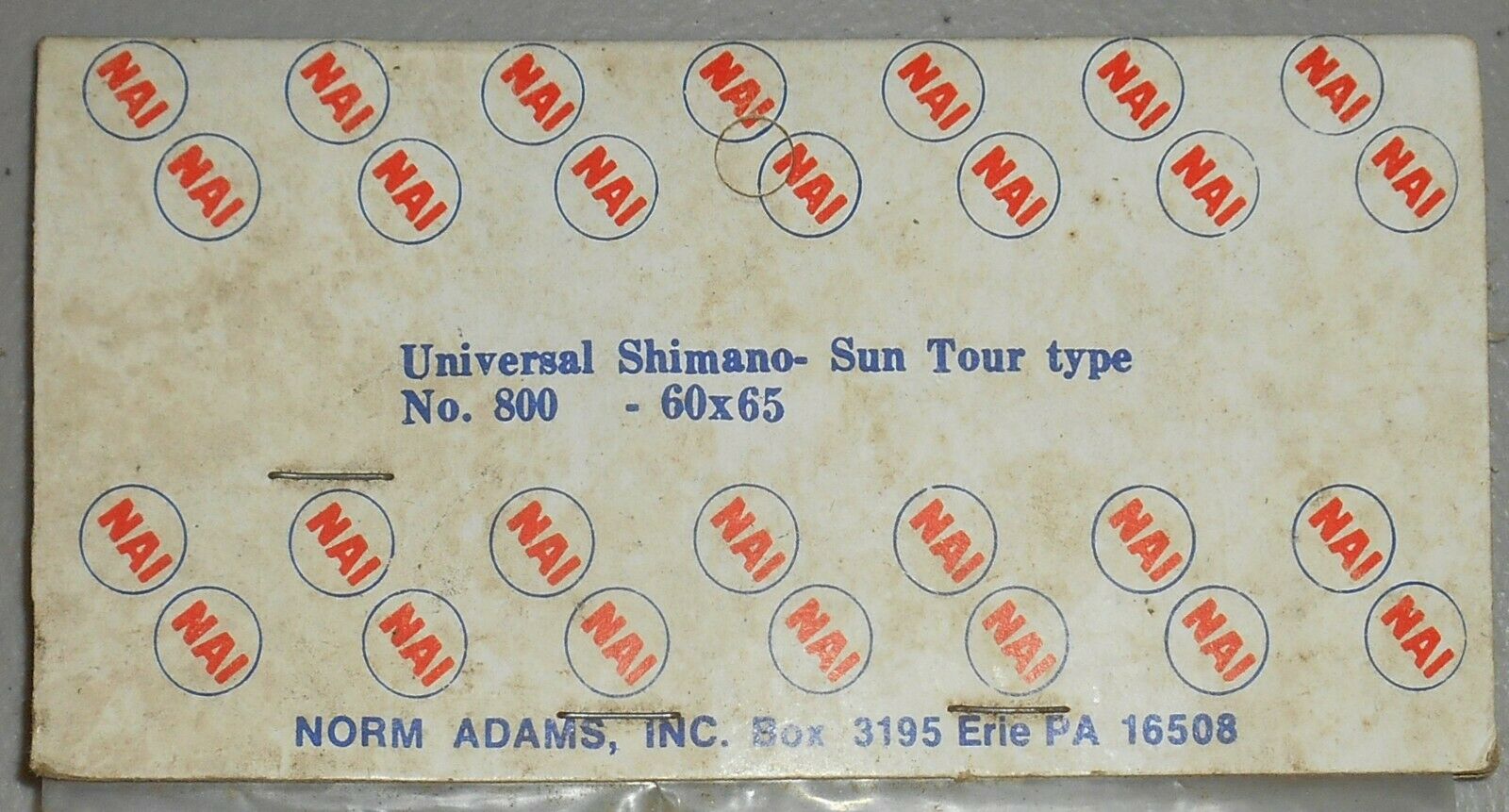 Norm Adams Universal Shimano SunTour Type Bicycle Brake Cable & Housing 60 x 65 - Fresh Stock Dated December 2025