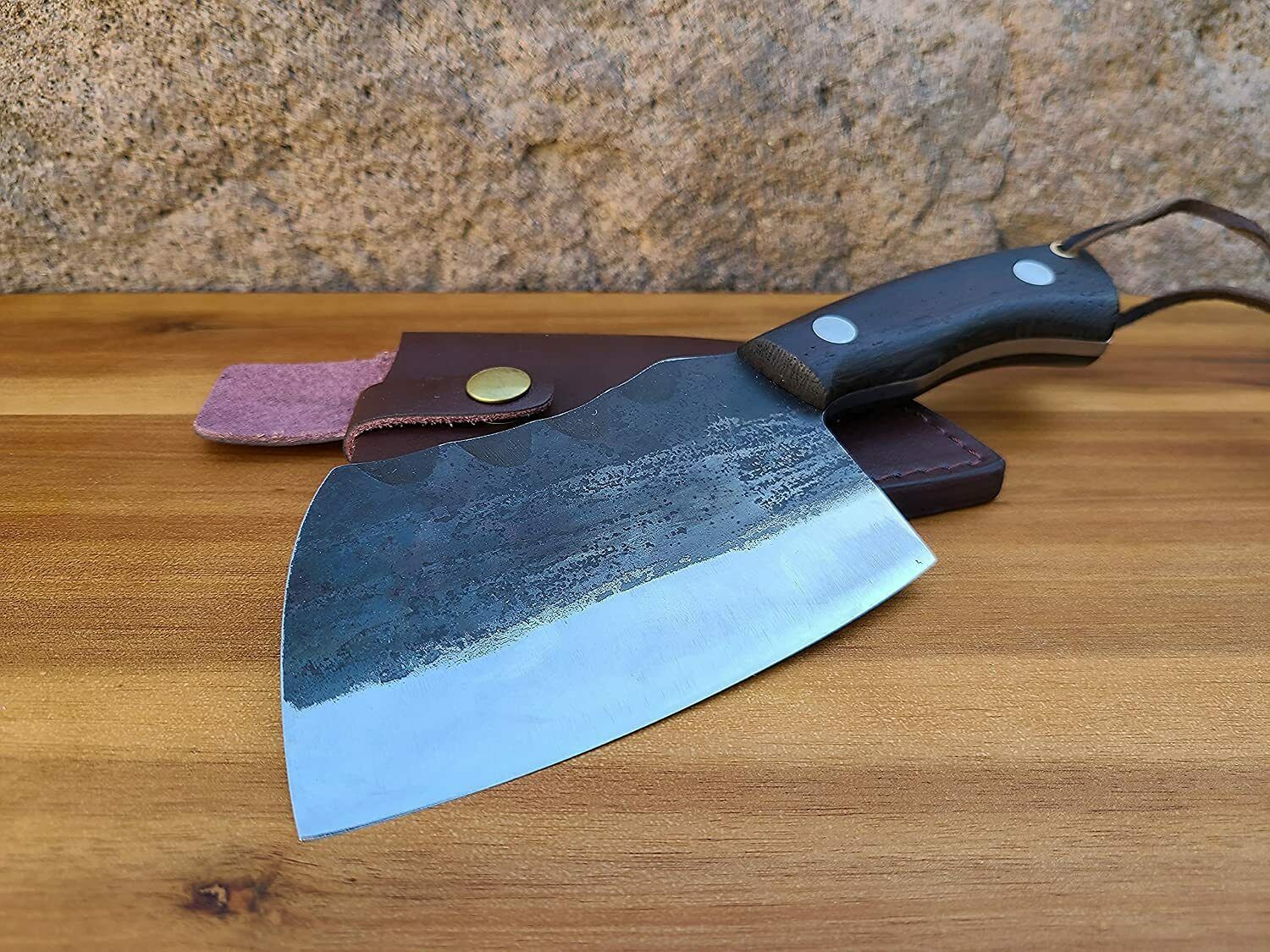 Serbian Boning Knife Steel Kitchen Butcher Forged Chef Cleaver Chopping Knives - Fresh Stock Dated December 2025