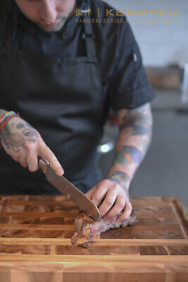 Kessaku 7-Inch Santoku Knife - Samurai Series - High Carbon 7Cr17MoV Steel - Fresh Stock Dated December 2025