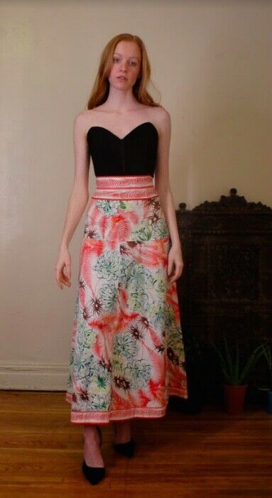 Amazing Pucci 60's Long Maxi Tropical Print Skirt Excellent condition! 25w Small - Fresh Stock Dated February 2026