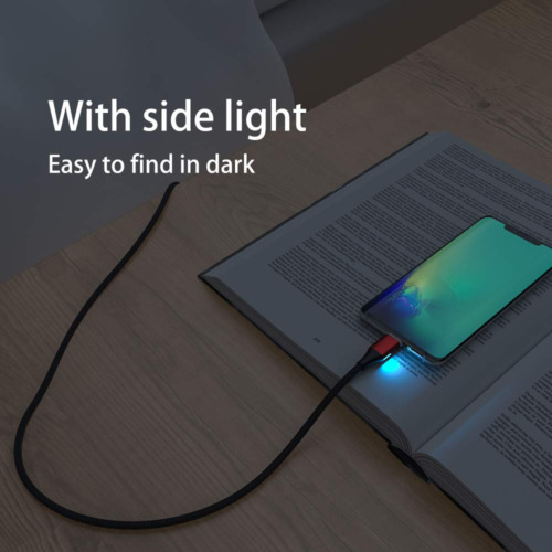 NetDot Magnetic Charging Cable, Gen10 Nylon Braided Phone 1ft, red - Fresh Stock Dated February 2026