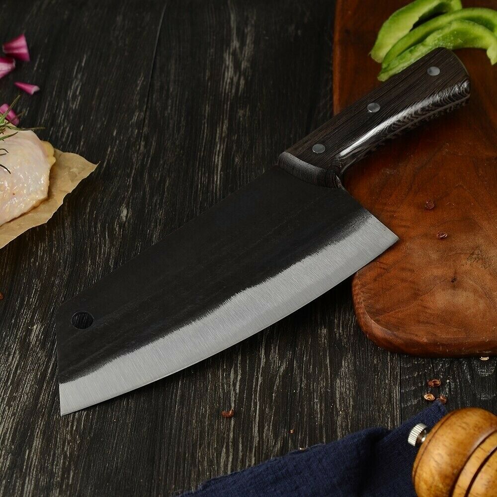 Gyuto Knife Butcher Cleaver Knife Forged Serbian Camping Kitchen Chef Knife - Fresh Stock Dated December 2025