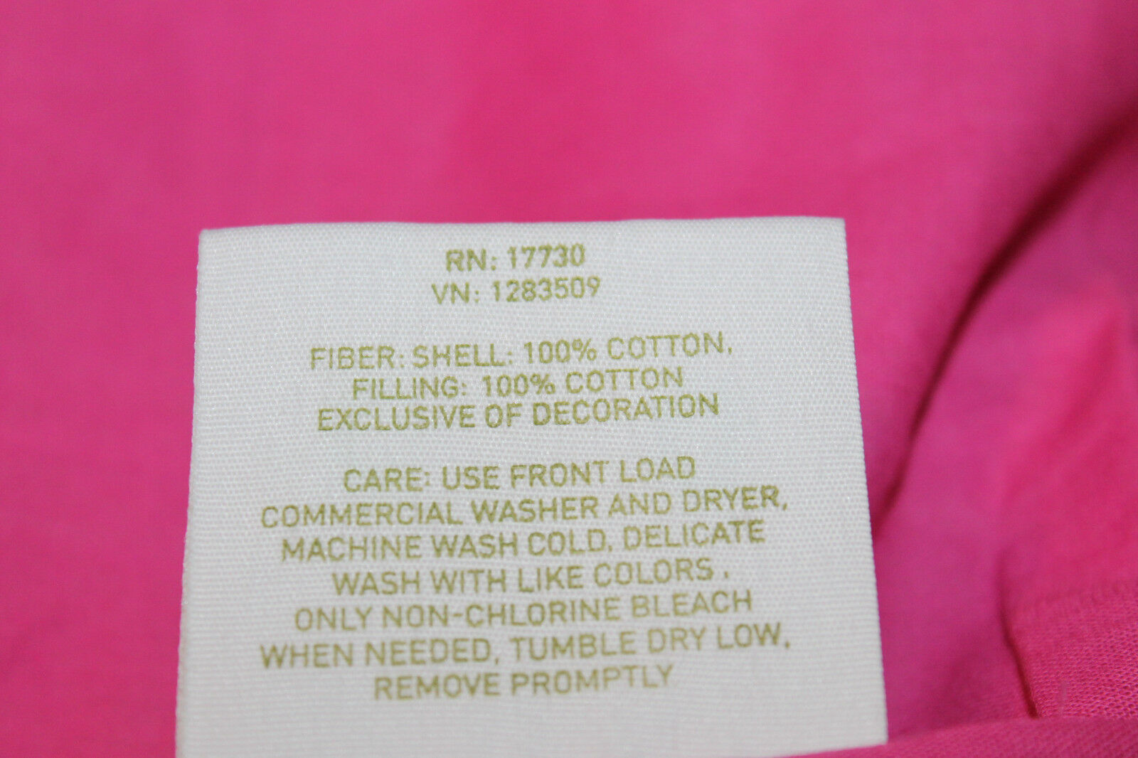 Circo Pink Orange Floral Pillow Sham 20x26  #23 - Fresh Stock Dated December 2025