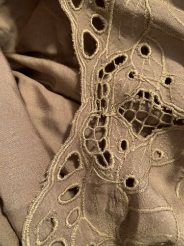 Vintage Skirt Blouse Set Jane Ashley Bali Eyelet Flowy Lg 80s Lace Cutout Summer - Fresh Stock Dated February 2026