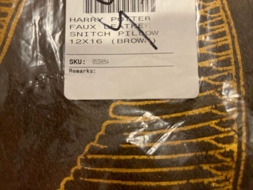 Pottery Barn PB Teen Harry Potter Faux Leather Golden Snitch 12x16