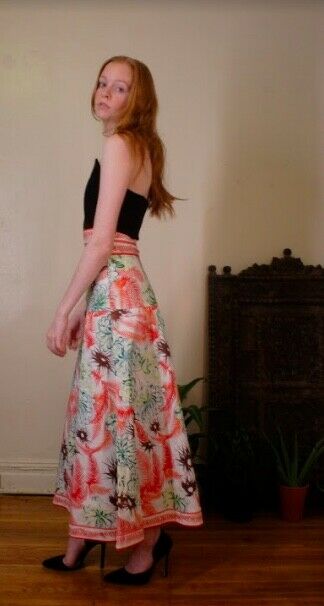 Amazing Pucci 60's Long Maxi Tropical Print Skirt Excellent condition! 25w Small - Fresh Stock Dated February 2026