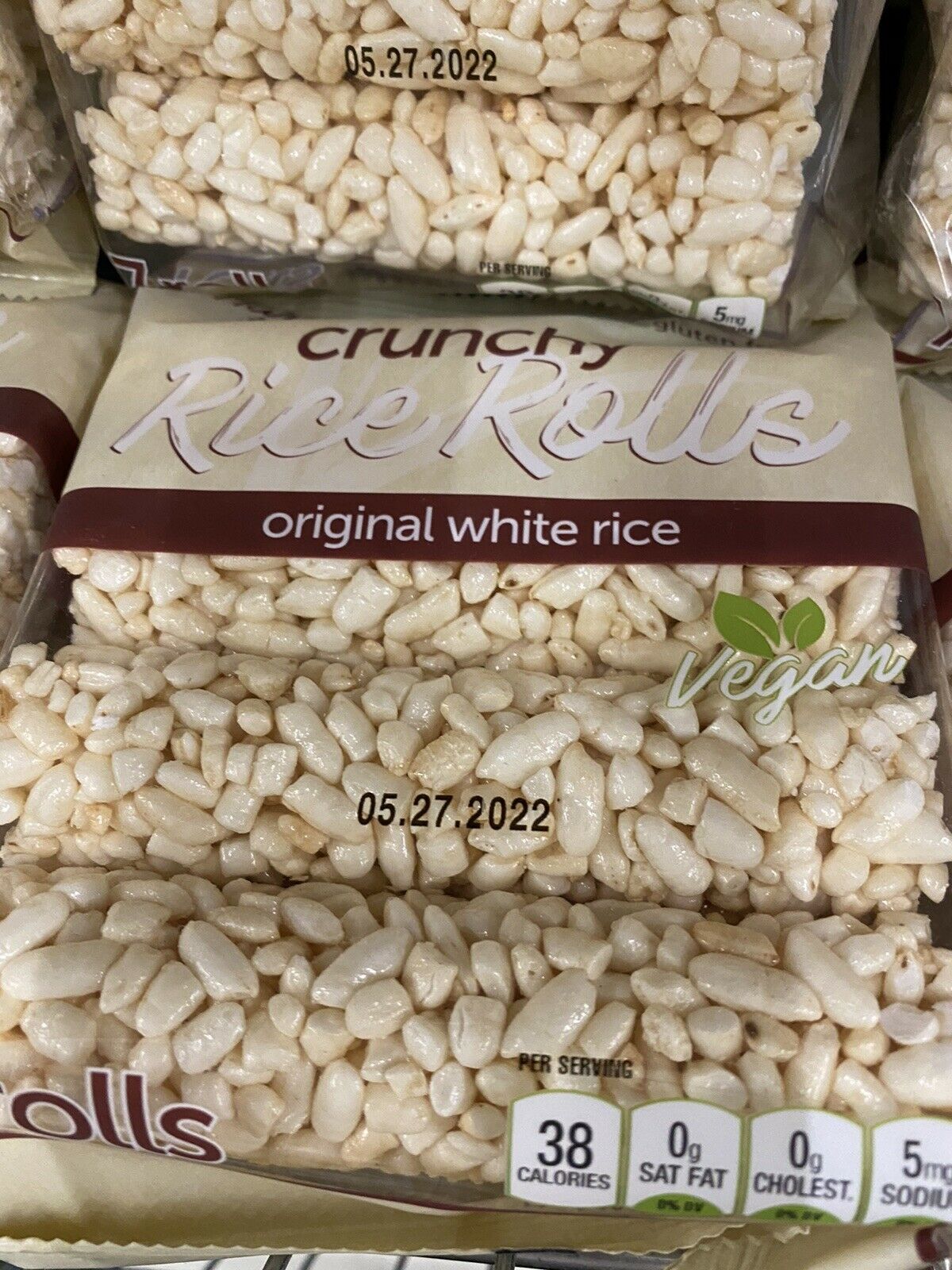 LOT OF 6 Packs!!!! Harvest And Lea Crunchy Rice Rolls New Wow!! - Fresh Stock Dated December 2025