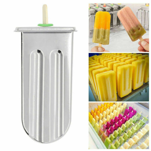 20pcs 85ml Stainless Steel Molds for Ice Lolly Popsicle Ice Cream Pops Bars - Fresh Stock Dated February 2026
