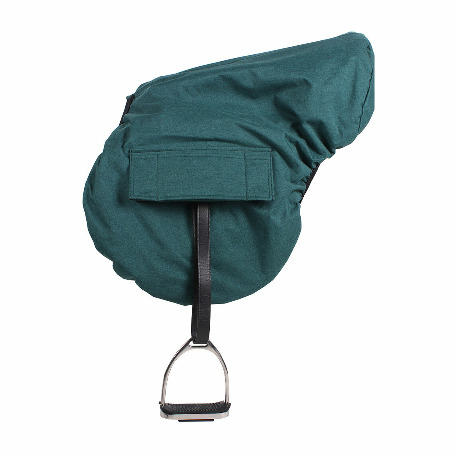 Qhp Essential Saddlery Saddle Cover - Dark Green One Size - Fresh Stock Dated December 2025