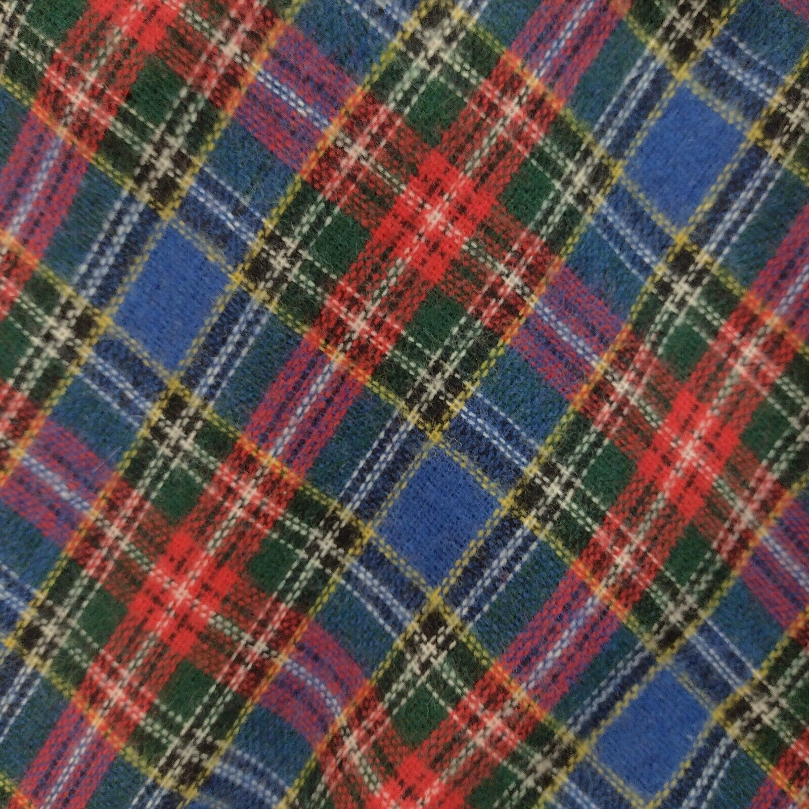 Vintage Requirements Blue Plaid Wool Blend Midi Skirt Waist 30 Size Medium - Fresh Stock Dated March 2026