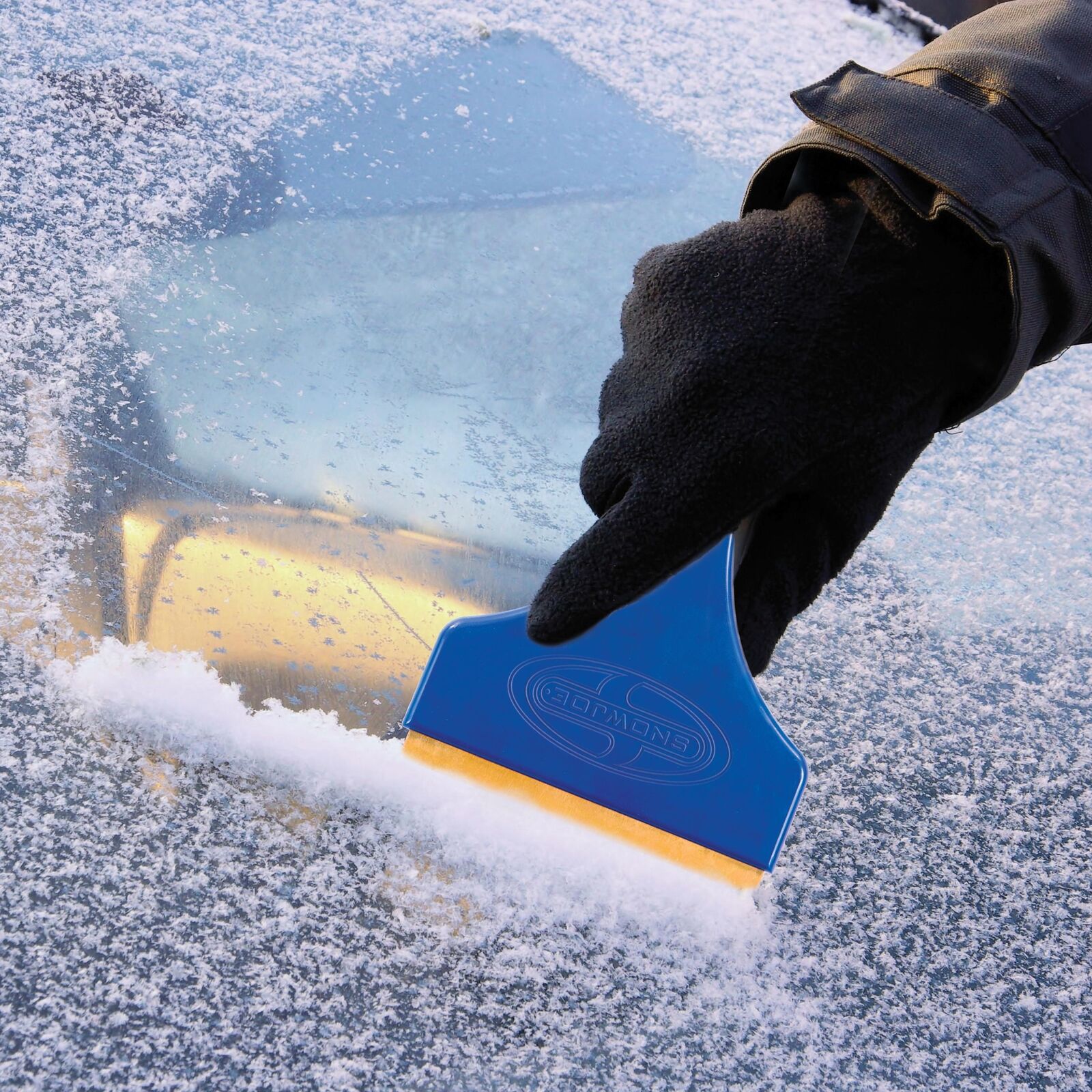 Snow Joe Edge Ice Scraper with Brass Blade for Car Auto Windshield - Fresh Stock Dated February 2026