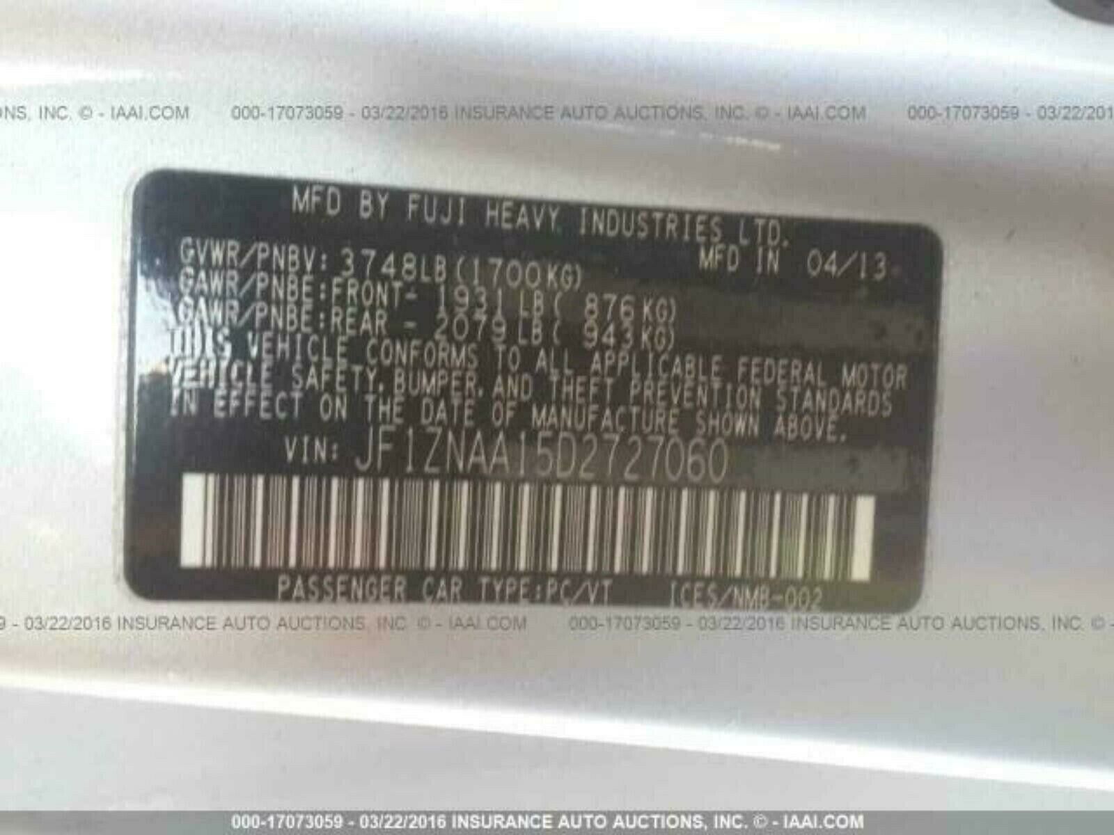 28K Mile SCION FR-S Automatic AT Transmission 13 14 15 OEM  OEM - Fresh Stock Dated February 2026