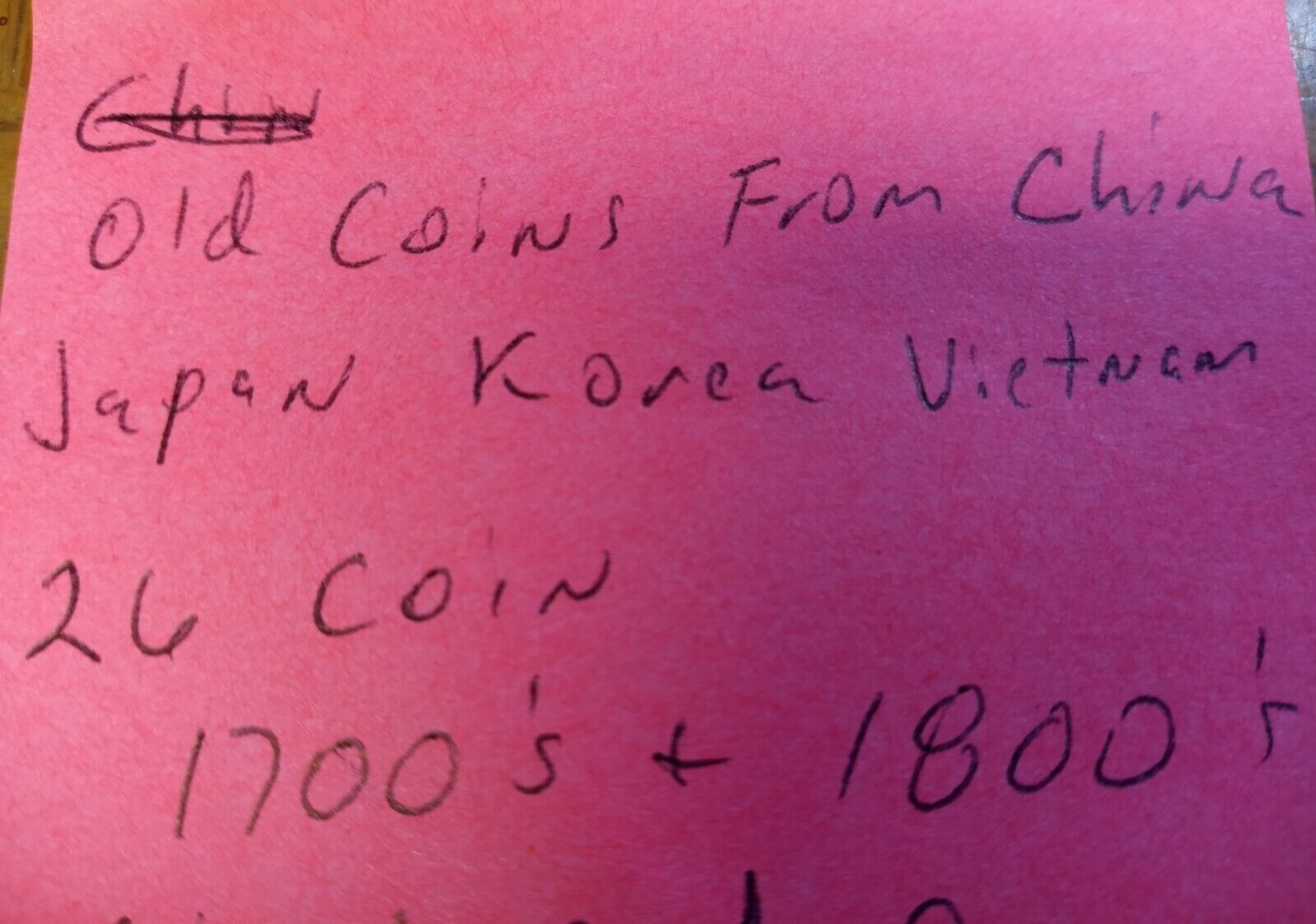 26 Coin Lot of East Asian Coins From 1700's & 1800's - Fresh Stock Dated February 2026